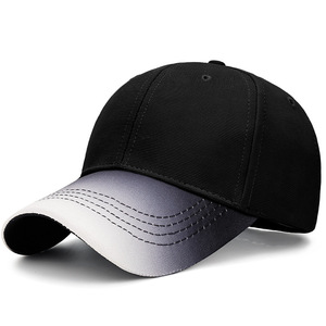 Bốn mùa Gradient màu in cầu thang vải thể thao dù để che nắng cap với cứng Top Board qua biên giới nước ngoài mũ bóng chày - Product Image 5