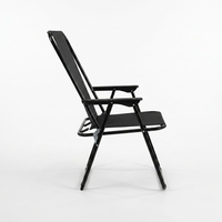 Chaise pliante OEM de haute qualité personnalisée pour le camping, le parc, la pêche, avec des cornes au bas, chaise de plage pliable, Silla De Playa