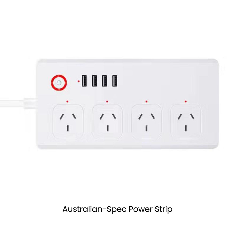 HONPNK US Standard WiFi Smart Power Strip 4 Outlets and 4 USB Ports Compatible with Alexa and Google Assistant