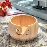 Porte-fil en bois écologique simple pour accessoires de couture, forme ovale avec trous, longueur 28 cm, personnalisable