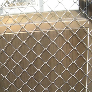 100ft Galvanized Square Welded Cyclone <b>Wire</b> <b>Mesh</b> PVC Coated Vinyl Chain Link Fence 8ft & 6ft Roll Security Application - Product Image 4