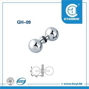 Perilla de puerta de cristal abatible de ducha de doble cara, <span class=keywords><strong>accesorios</strong></span> de hardware de <span class=keywords><strong>baño</strong></span>, manija de puerta - Product Image 3