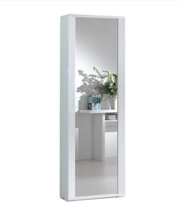 Estante de almacenamiento para sala de estar, mueble con puerta de espejo, Zapatero de madera, organizador para el hogar, venta al por mayor - Product Image 1