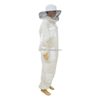 BAQIAN vente en gros 3 couches costume d'abeille professionnel apiculteur costume d'apiculture avec voile d'escrime costumes d'apiculteur ventilés