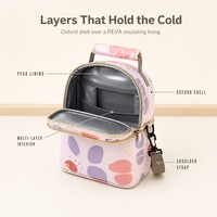 Sac isotherme pour lait maternel personnalisé OEM ODM sous marque privée en tissu Oxford avec doublure PEVA, sac à bandoulière pour maman, vente en gros