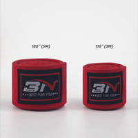 Bandages de boxe BN 1,5 m 3 m 5 m Bandages de boxe en coton Fabriqués en usine Accessoires de boxe