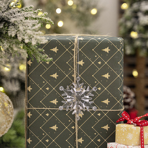 Adornos Colgantes Acrílicos de Copo de Nieve y Cono de Hielo para Árbol de Navidad, Diseños Personalizados de Alta Calidad LK, Ecológicos - Product Image 5