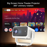 Projecteur intelligent LOGO Print 4K P20GTV Full HD 1080P 500 ANSI Lumens Android 14 Mise au point automatique 8 Go Stéréo HiFi Courte portée Home Cinéma