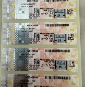 OEM coa Hồng Sticker <span class=keywords><strong>New</strong></span> Win Pro 11 Key Internet Phiên bản hệ điều hành trong kho - Product Image 2