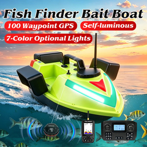 Barco <span class=keywords><strong>Cebador</strong></span> con Sonda, 100 Puntos de Referencia, GPS de Doble Satélite, Luces de 7 Colores, Autoluminoso, Carga de 2 kg, Retorno Automático a 500 m, Barco de Pesca - Product Image 3