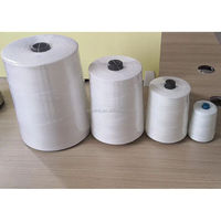 Benang Poliester Putih 20s/6 20s/9 3kg Per Kerucut Penutup Kantong Benang Poliester