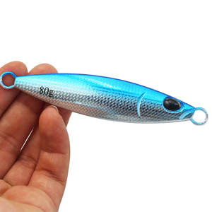 T22 yeni döküm Metal kaşık olta 3d gözler derin deniz Jig yavaş Pitch Jigs hızlı batan tuzak - Product Image 6