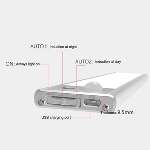 High Quality LED <b>Light</b> 12CM 23CM 40CM 60CM 3 Color Slim LED <b>Motion</b> <b>Sensor</b> Cabinet Night <b>Light</b> - Product Image 6