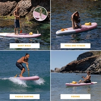 Planche à pagaie gonflable en vente chaude, planche de surf SAP, paddle, stand up SUP, ISUP, planche à pagaie gonflable pour sports nautiques