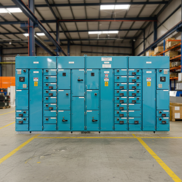 AU Standards Compact Design Distribution Board with 3-Phase 400V Panel Box & Senergy Switchboard for Commercial Building