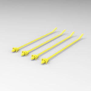 Aircraft Head 3.6x160 Aircraft Pin Tipo Cable Tie Auto-bloqueio Non-return Aircraft Head Strap - Product Image 5