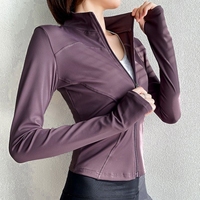 Haut à manches longues à séchage rapide pour le sport, la course, le Pilates, le fitness, le yoga – Vêtement moulant pour femme – Nouvelle collection haut de gamme