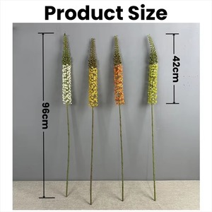 Nueva Oferta al por Mayor de Flores Artificiales de Seda con Tallo Largo, Tipo Cola de Zorro Blanca, para Decoración del Hogar, Bodas y Hoteles - Product Image 2