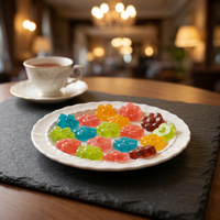 Bonbons Gélifiés en Forme de Fleur aux Saveurs de Fruits Frais du Jardin pour la Vente en Gros OEM et l'Approvisionnement en Vrac Direct Usine