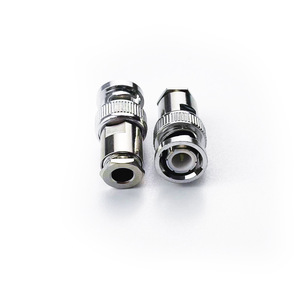 Connector BNC Male Right Angle CLAMP Connector for RG58 LMR195 Cable - Product Image 2