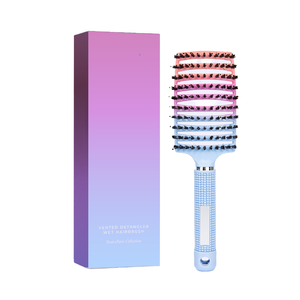 Tùy Chỉnh Nhãn Hiệu Riêng Ionic Massage Lược Cong Vent Hollow Tóc Bàn Chải Lông Chấy Lược Cho Salon Du Lịch Chịu Nhiệt - Product Image 1