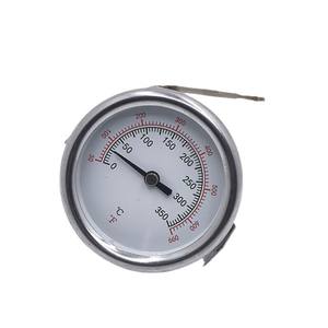 Termómetro Capilar 0-350 Grados Celsius, Carcasa de Aluminio, Cuerpo de Acero, Protección Contra Sobrecalentamiento, Medidor de Panel - Product Image 3