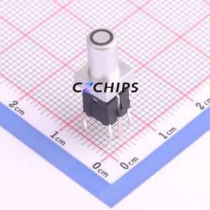 K6-6149D04 Tactile Switch Through hole Component (THT) Switch 1.6N Through Hole 18mm 50mA - Product Image 1