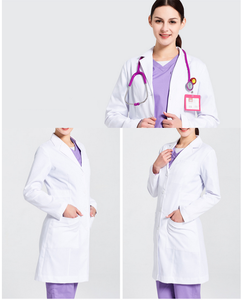 A prova di polvere Medico <span class=keywords><strong>Camice</strong></span> da laboratorio Resistente Agli Acidi Manica Lunga Bianco <span class=keywords><strong>Camice</strong></span> da laboratorio - Product Image 5