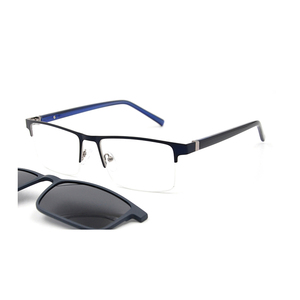 Lunettes de soleil à clipser en métal magnétique à montures optiques incassables en acier inoxydable de vente chaude pour la lecture pour une utilisation quotidienne - Product Image 3