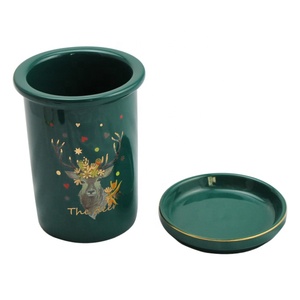 Mutfak aracı gereçler Gasgets restoran çatal-bıçak kaşık varil seramik <span class=keywords><strong>Santa</strong></span> Chopstick tutucu - Product Image 4