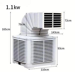 Enfriador de Aire Móvil Industrial Comercial Premium para Taller, Granja, Gimnasio, Festival de Música, Ventilador de Aire para Refrigeración - Product Image 3