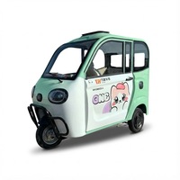 Scooter électrique à 3 roues entièrement fermé pour adultes - Tricycle électrique à faible vitesse 30-50 km/h, autonomie de 90 km, aucun permis de conduire requis