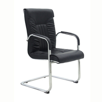 Chaise de bureau exécutive moderne à dossier haut, chaise de salle de réunion de haute qualité, en cuir PU, maille, imperméable, avec structure en acier, réglable