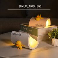 Lampe de chevet portable pour enfants, LED créative, USB, canard lesté, mini rechargeable, décoration de chambre, lampes de table rechargeables
