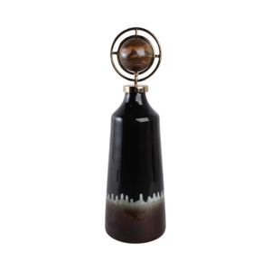 Vaso in Vetro Affusolato Moderno, Vaso Decorativo per Fiori da Tavolo, Elemento d'Arredo per Casa e Stanze - Product Image 1