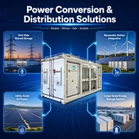 Unidad de Transformador PCS Integrada Inedge Power 1250-5000kW, Inversor Conectado a la Red de 690Vac con Elevación de Tensión 0.69kV-35kV, Certificado IEC/UL BESS