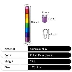 กล่องยาแบบพกพาปิดผนึกโลหะแบบถอดได้สำหรับใช้ในบ้าน ปี 2026 - Product Image 3
