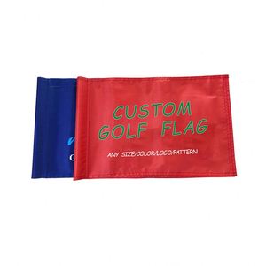 High Definition Printing Chequered Long Lasting Outdoor Golf Flag for Golf Course Construction Wholesale Distributors - Product Image 1