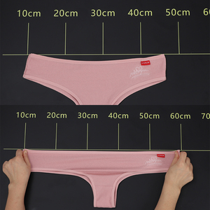 Per il produttore di UOKIN <span class=keywords><strong>slip</strong></span> Sexy brasiliano per le donne a vita bassa mutandine di cotone di tutti i giorni a maglia Tangas - Product Image 5