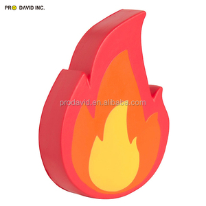 Polyurethane Promotion Custom Fire Shape Memory Foam Anti Stress <b>Ball</b> - Product Image 5