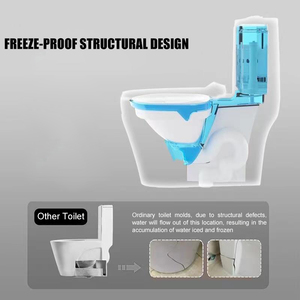Offre Spéciale d'<span class=keywords><strong>escargot</strong></span> en céramique Design Toilette monobloc à main Couleur grise avec bord doré Appliquer dans la salle de bain de l'hôtel Toilette beige - Product Image 6
