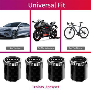 ใหม่ประแจรถยนต์คาร์บอนไฟเบอร์แท้วาล์วกันขโมย, วาล์วปรับสภาพยางแบบแข็ง - Product Image 3