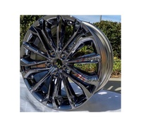 Chrome noir 8687J avec revêtement en poudre prismatique à effet miroir noir