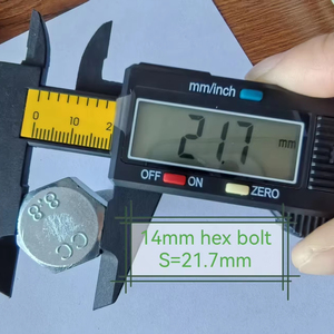 <span class=keywords><strong>M14</strong></span> hình lục giác đầu đặt Vít Hex đầu đầy đủ ren bu lông - Product Image 1