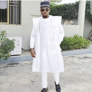 Ensemble chemise et <span class=keywords><strong>pantalon</strong></span> à manches longues, tenue Dashiki Ankara mode musulmane, aïd Mubarak, Agbada africain pour hommes, costume <span class=keywords><strong>Boubou</strong></span>, 2022 - Product Image 1
