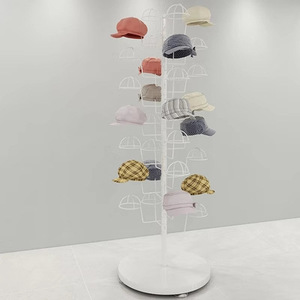 Moderno Exhibidor Comercial Grande de Metal para Sombreros, Soporte para Almacenamiento de Pelucas o Sombreros, para Múltiples <span class=keywords><strong>Gorras</strong></span> y Gorros de Béisbol - Product Image 3