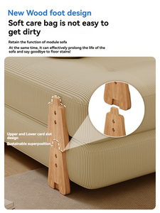 Minimalist Reclining Lazy <b>Sofa</b> Tofu Block Living Room Single <b>Sofa</b> <b>Bed</b> Dual-Purpose Tatami Can Sleep and Lie <b>Folding</b> - Product Image 5
