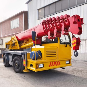 משאית מנוף הידראולית עם זרועות תמיכה עצמית, 8 טון, מנופי משאית אופציונליים, משאית עם סל ומנוף - Product Image 3