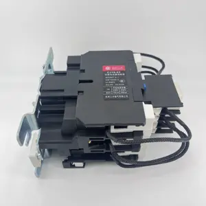 Contator AC série CJ19 para comutar capacitor de derivação tipo GMC preto branco China Electric