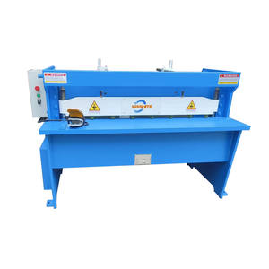 Высокоточный полуавтоматический 2 мм Электрический Гильотинный режущий станок с двигателем для нержавеющей стали - Product Image 2